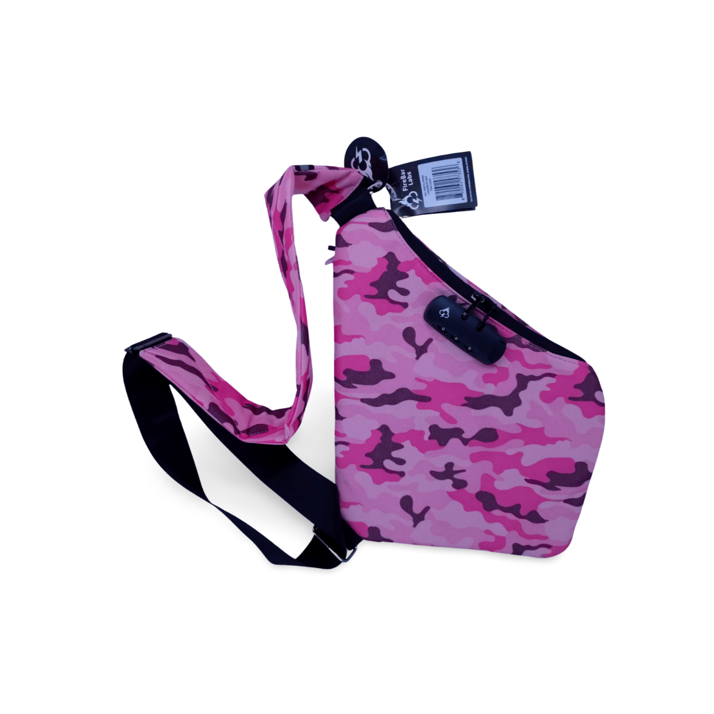 FireBar Labs Smell Proof Cross Body Bag - Hidden Lock - FBS-CBB-009 - Safely Fashion Powered by FireBar Labs