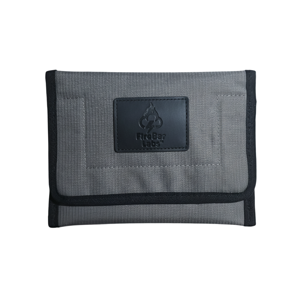 FireBar Labs Smell Proof Travel Wallet - Lockable - Hidden Lock