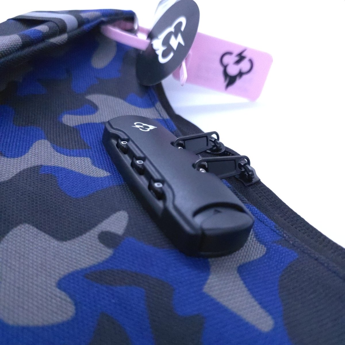 FireBar Labs Smell Proof Cross Body Bag - Lockable - Smell Proof Fashion - FireBar Labs - Purple Camo
