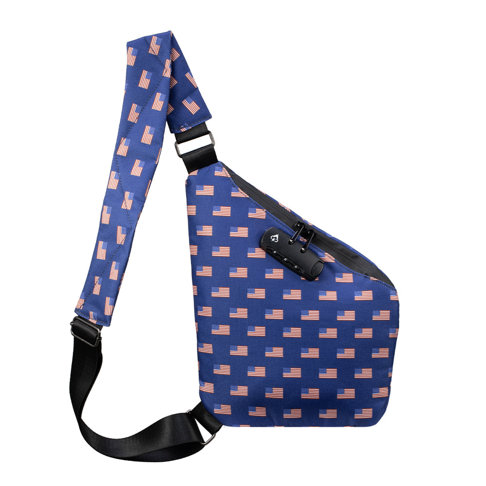 FireBar Labs Essential Crossbody Bag in American Flag — alternate view 2