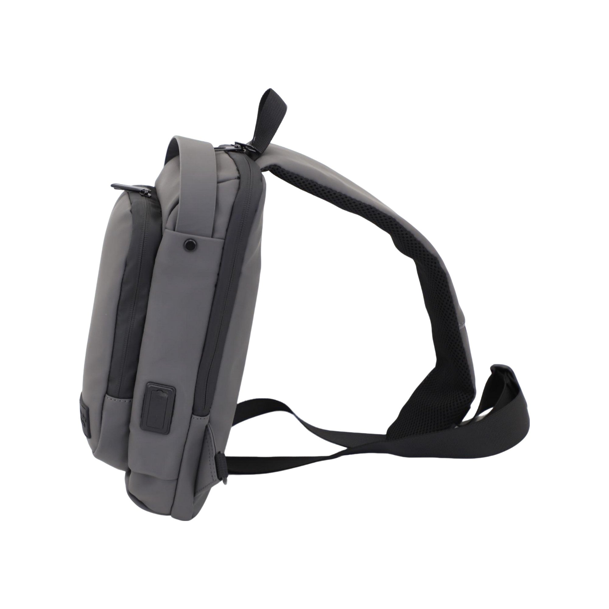 FireBar Labs Smell Proof Executive Tech Cross Body w/USB - C Fast Charge Port - Smell Proof Fashion - FireBar Labs - Saddle Brown