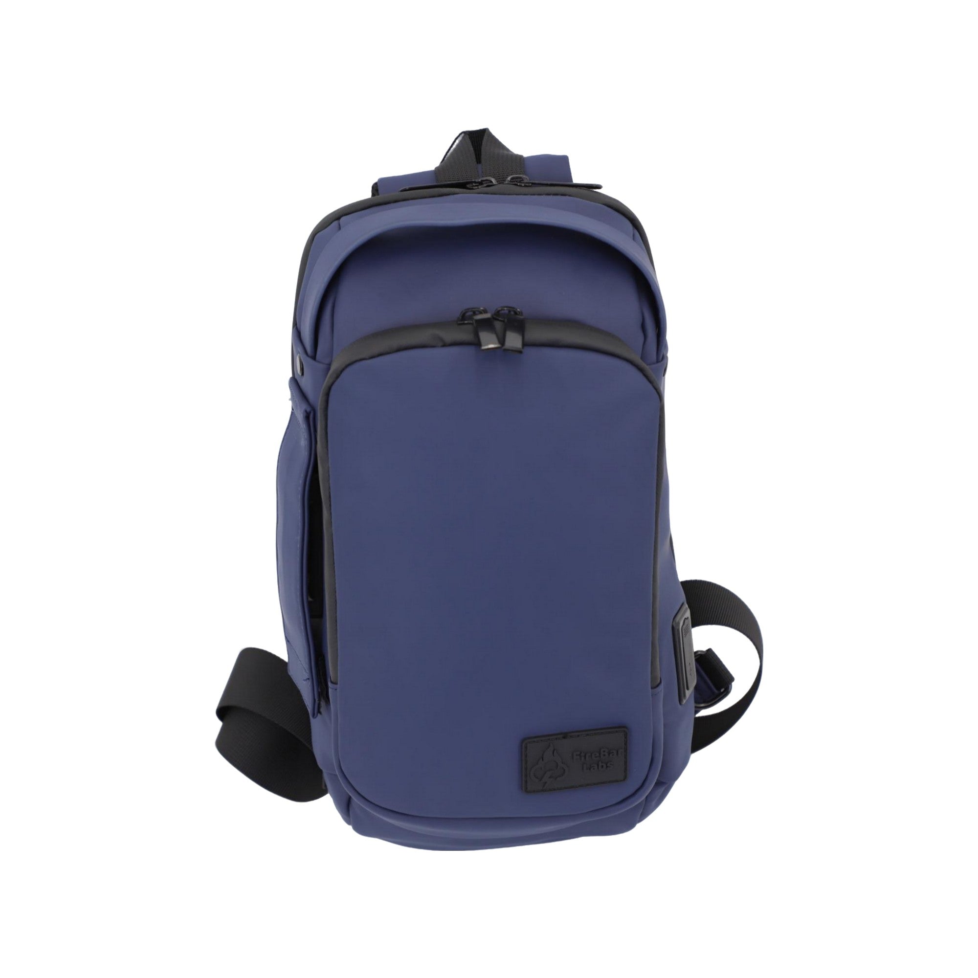 FireBar Labs Smell Proof Executive Tech Cross Body w/USB - C Fast Charge Port - Smell Proof Fashion - FireBar Labs - Saddle Brown