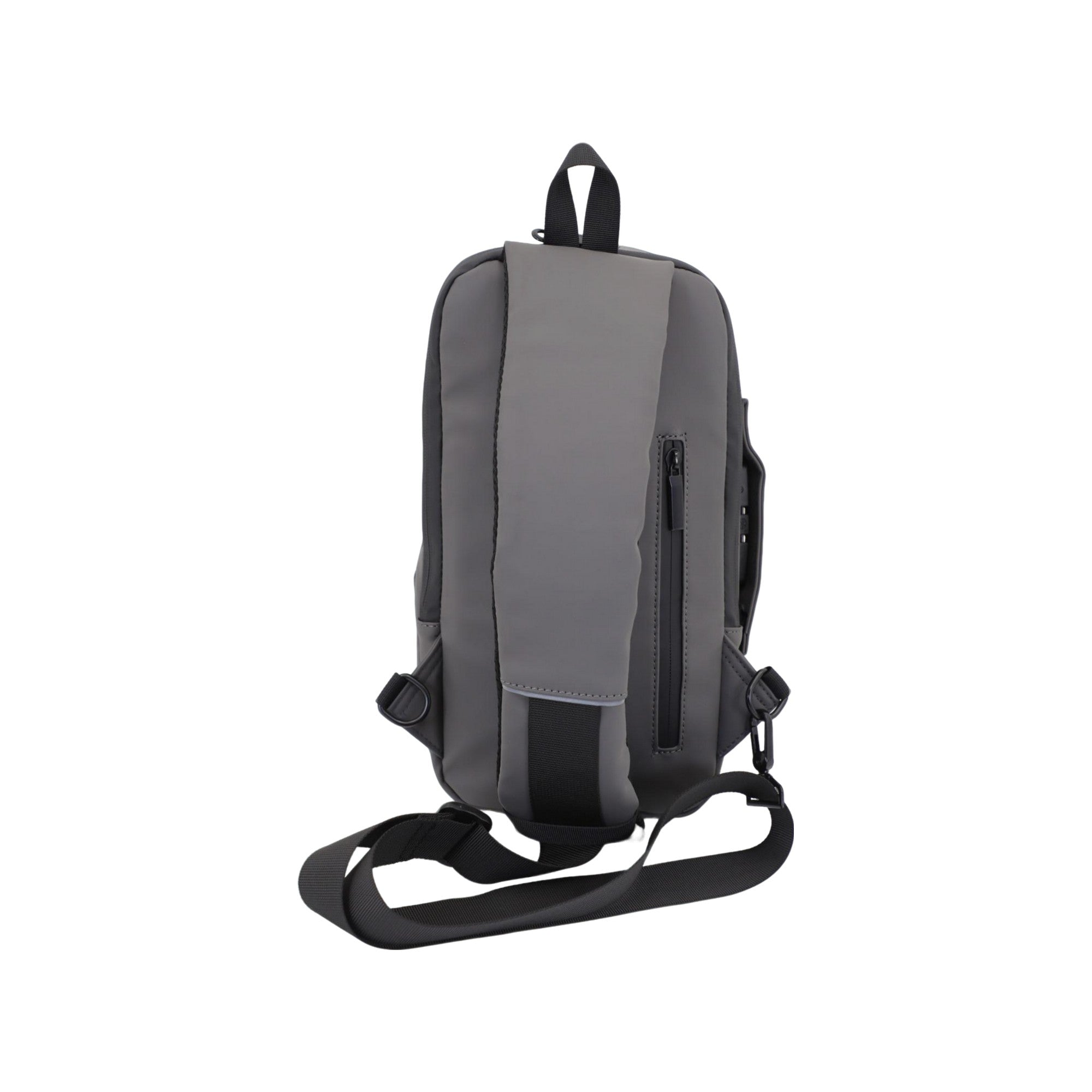 FireBar Labs Smell Proof Executive Tech Cross Body w/USB - C Fast Charge Port - Smell Proof Fashion - FireBar Labs - Saddle Brown