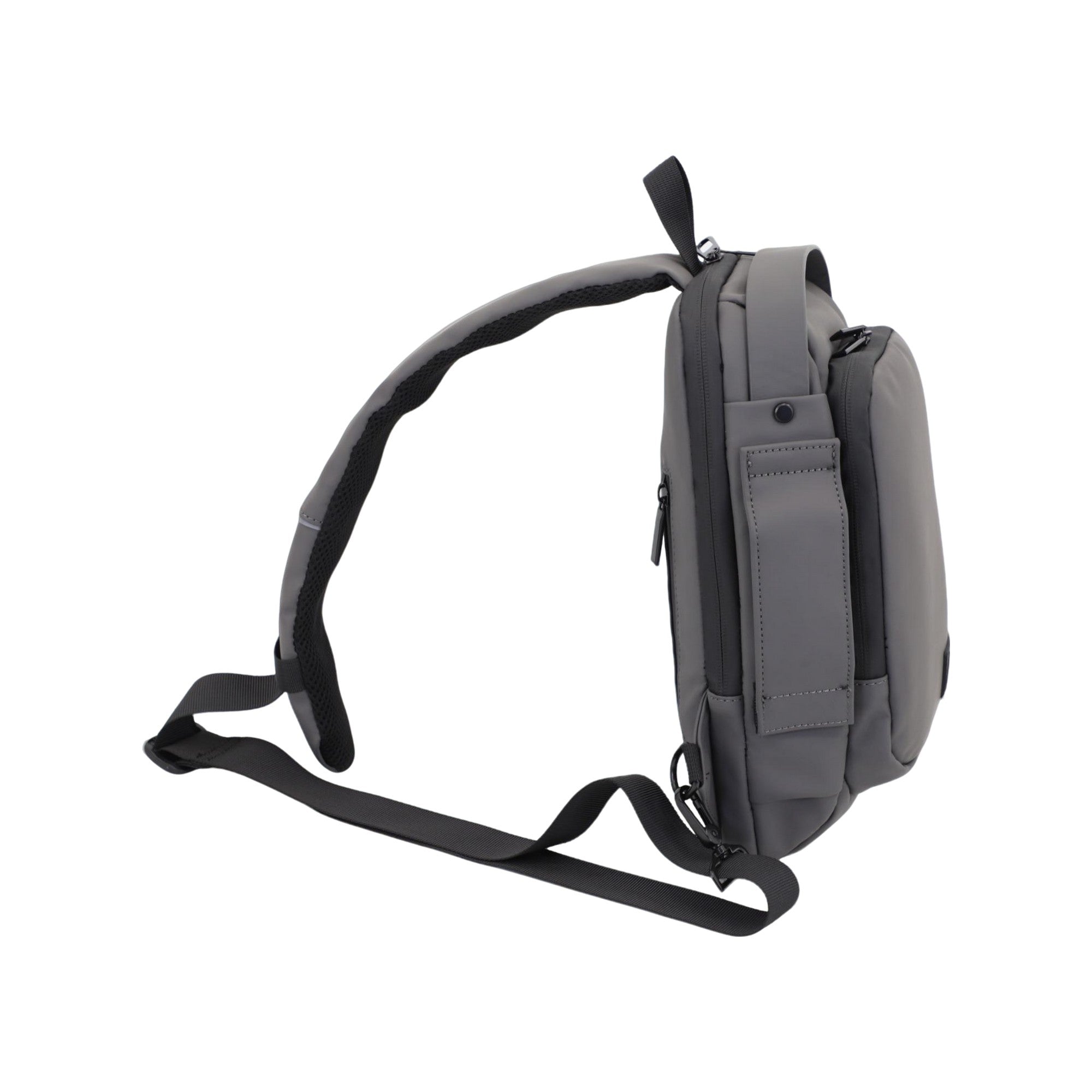 FireBar Labs Smell Proof Executive Tech Cross Body w/USB - C Fast Charge Port - Smell Proof Fashion - FireBar Labs - Saddle Brown