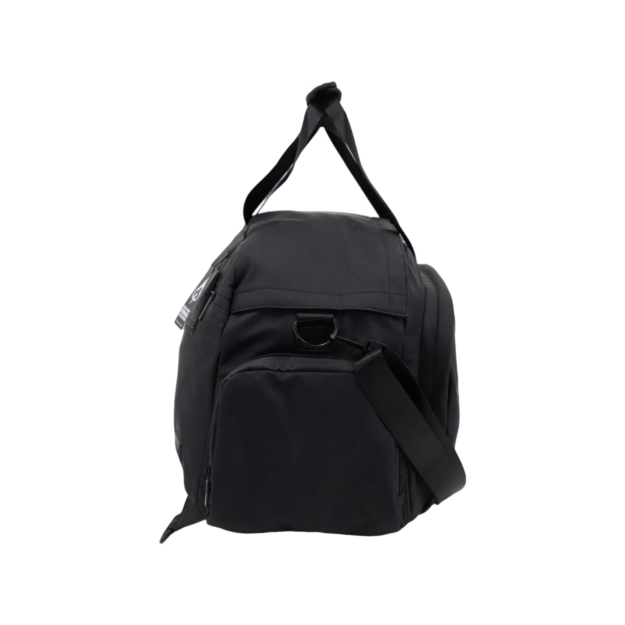 FireBar Labs Smell Proof Executive Hybrid Duffle Bag Backpack w/USB-C Fast Charge Port - Hidden Lock - Phantom Black