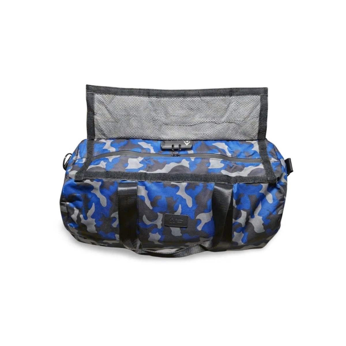 FireBar Labs Smell Proof Max Duffle Bag - Lockable - Smell Proof Fashion - FireBar Labs - Blue Camo