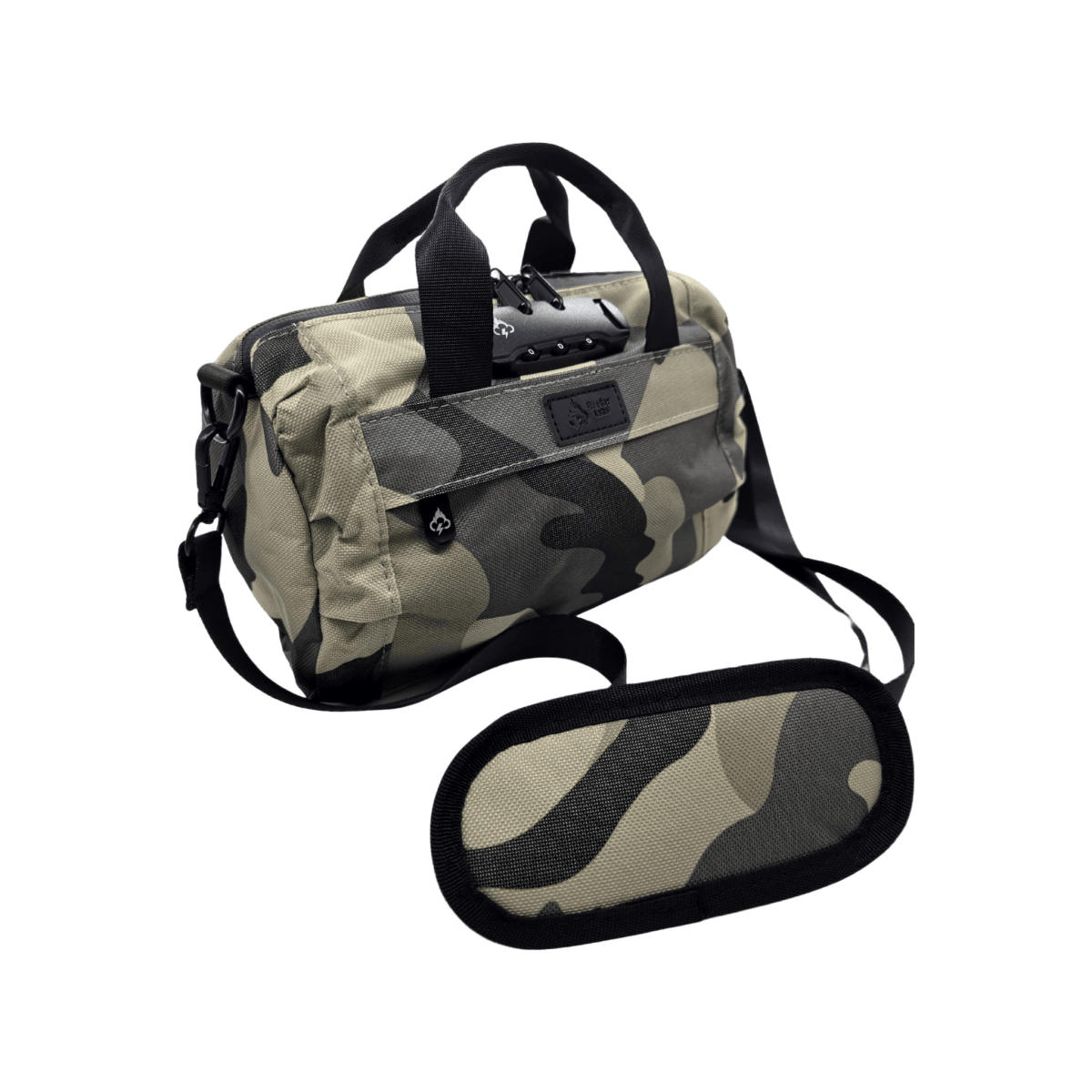 FireBar Labs Smell Proof Mini Duffle Bag - Lockable - Smell Proof Fashion - FireBar Labs - Grey Camo