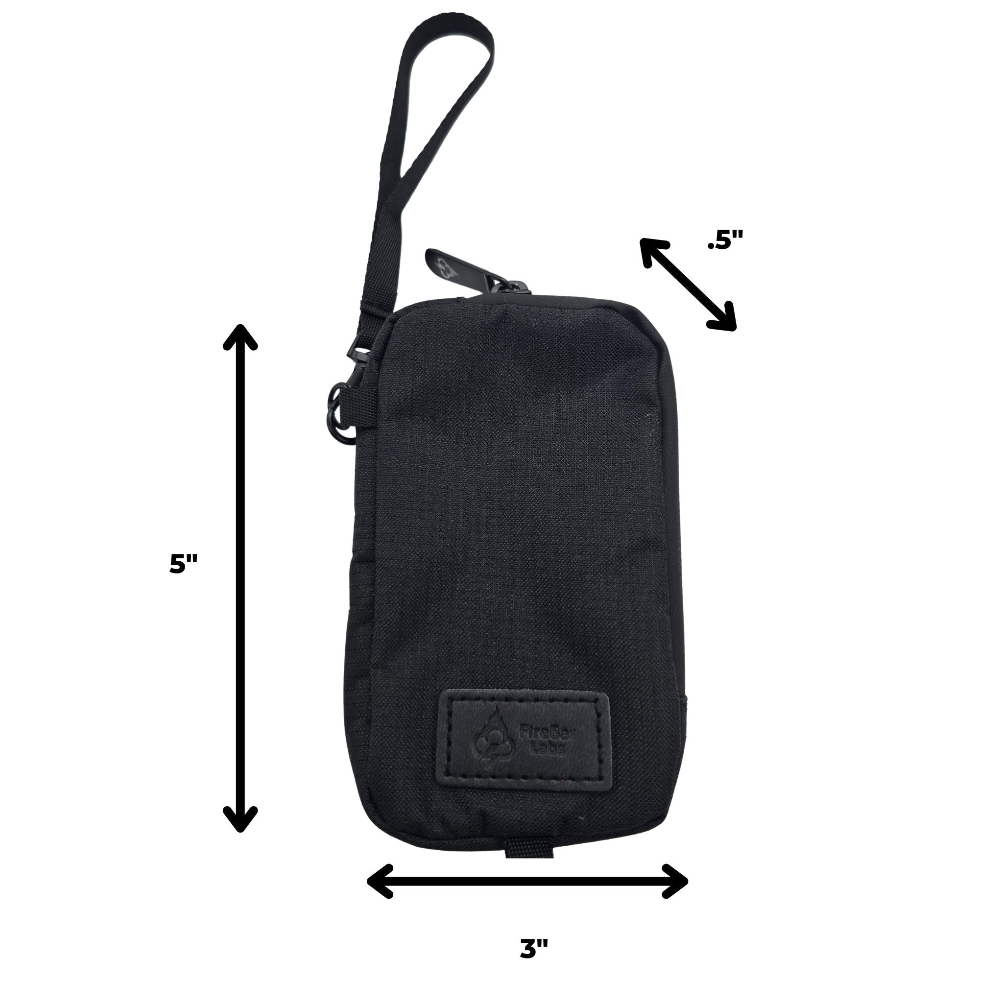 FireBar Labs Smell Proof Stash Bag - Smell Proof Fashion - FireBar Labs - Stealth Black