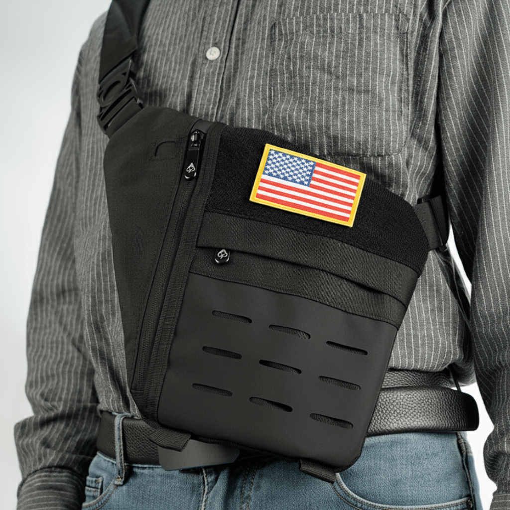 FireBar Labs Smell Proof Tactical Sling - Hidden Lock - FireBar Labs - Olive Green