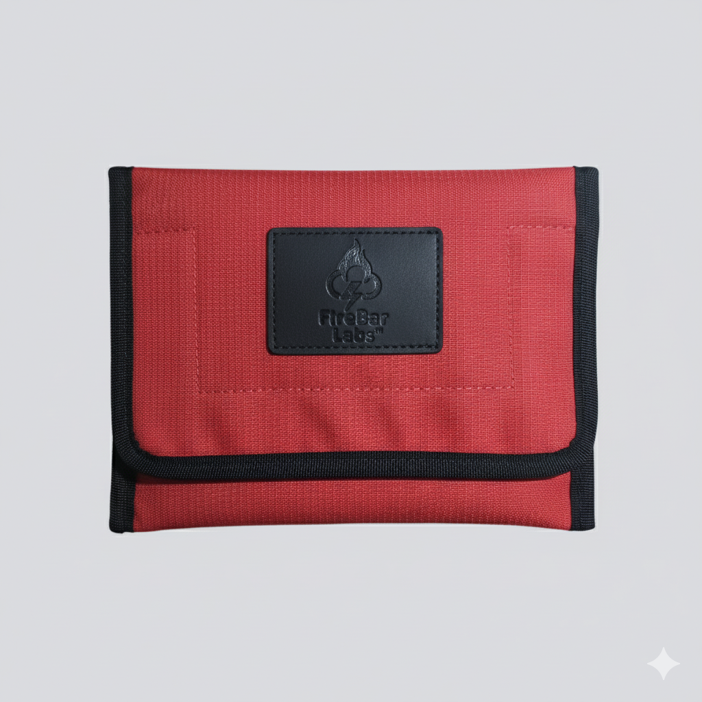 FireBar Labs Smell Proof Travel Wallet - Lockable - Smell Proof Fashion
