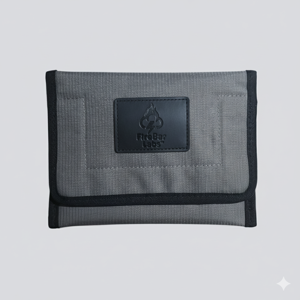 FireBar Labs Smell Proof Travel Wallet - Lockable - Smell Proof Fashion
