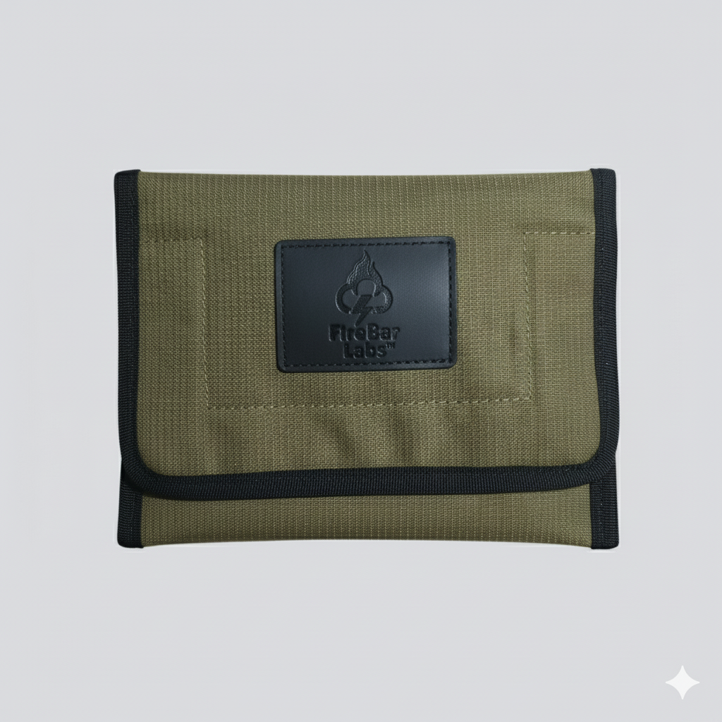 FireBar Labs Smell Proof Travel Wallet - Lockable - Smell Proof Fashion