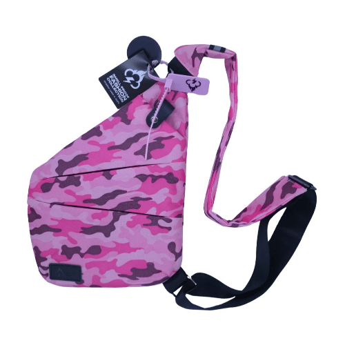 FireBar Labs Smell Proof Cross Body Bag - Lockable - Smell Proof Fashion - FireBar Labs - Pink Camo