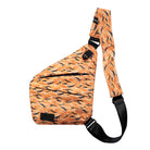 FireBar Labs Essential Crossbody Bag in Orange Camo — smell proof crossbody bag with hidden lock