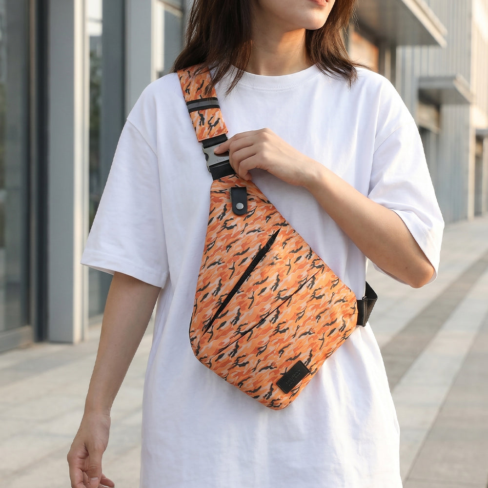 FireBar Labs Essential Crossbody Bag in Orange Camo — alternate view 4