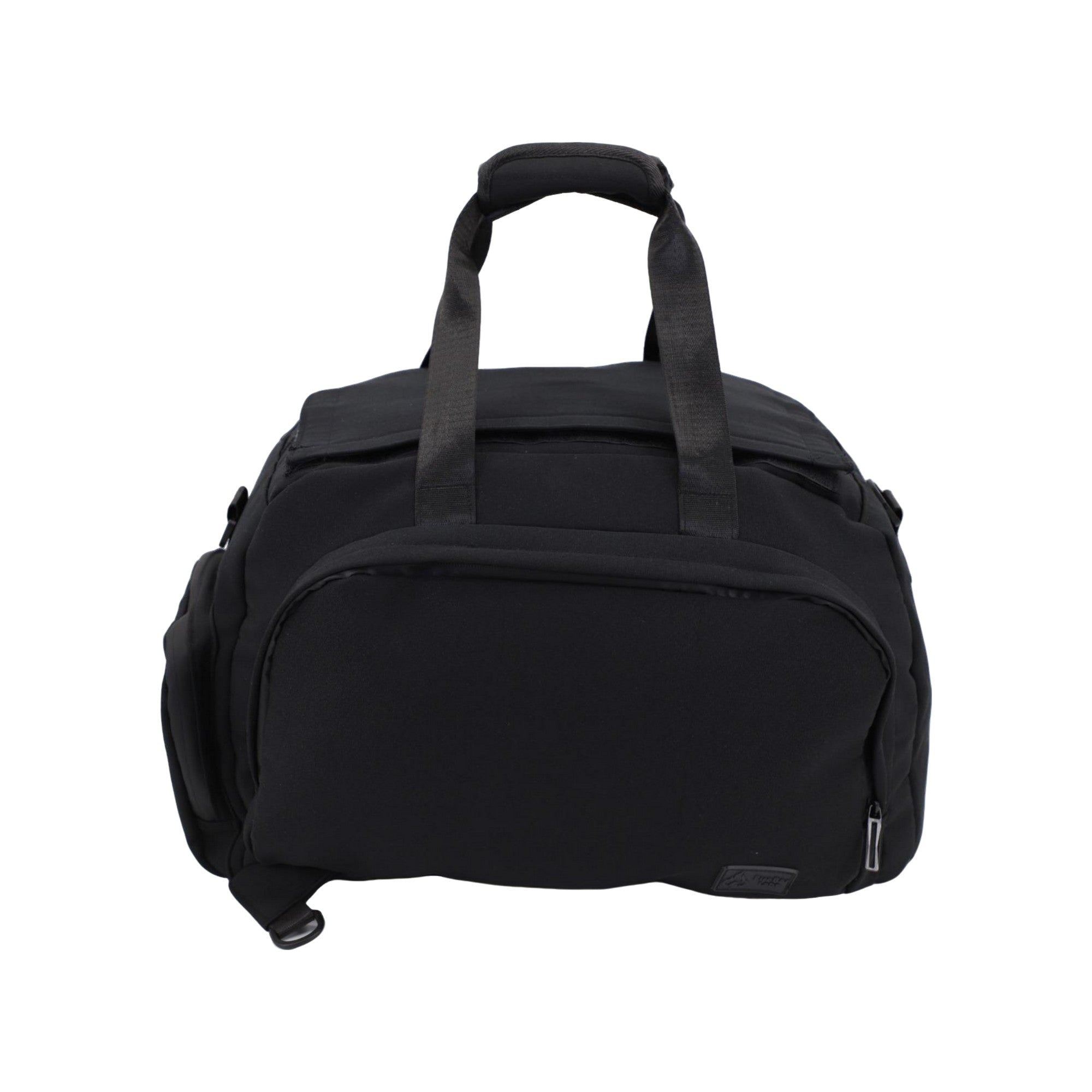 FireBar Labs Smell Proof Hybrid Duffle Bag Backpack w/USB - C Fast Charge Port - Smell Proof Fashion - FireBar Labs - Phantom Black
