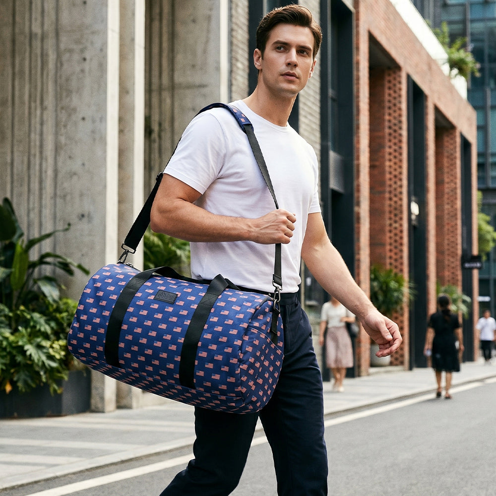 FireBar Labs Essential 19in Max Duffle Bag in American Flag — alternate view 3