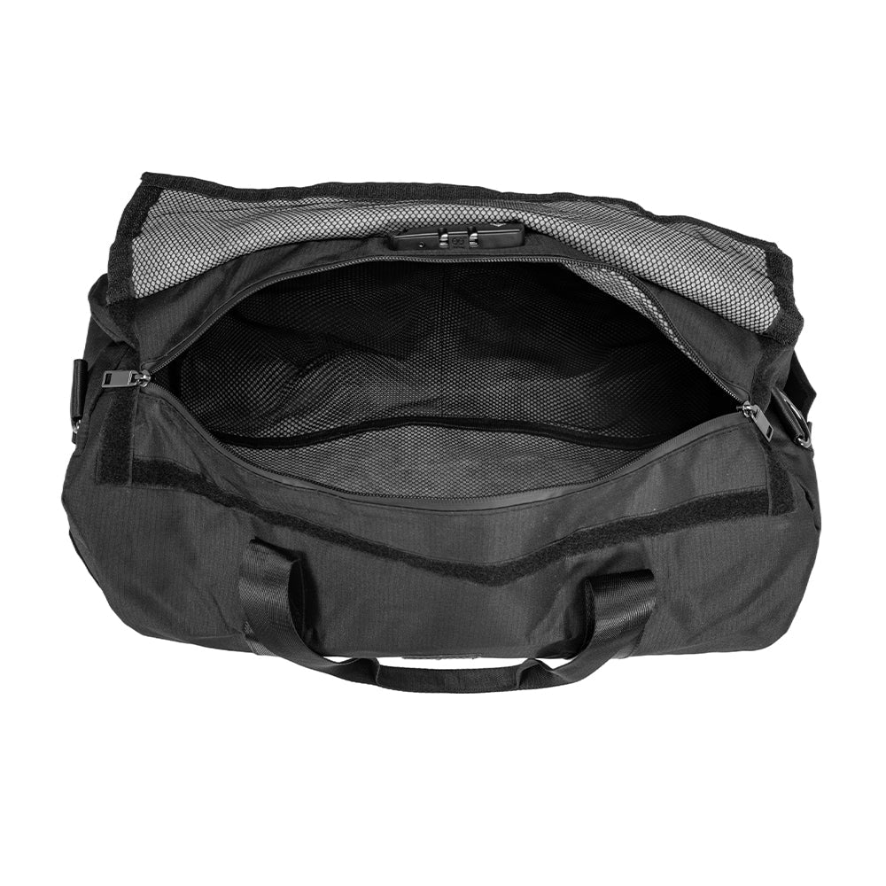 FireBar Labs Smell Proof Max Duffle Bag - Lockable - Smell Proof Fashion - FireBar Labs - Stealth Black Ripstop