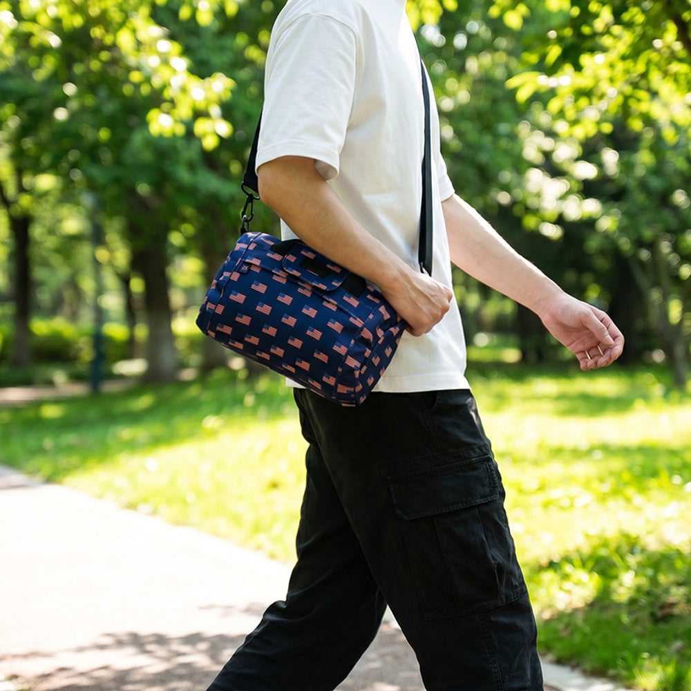 FireBar Labs Essential Mini Duffle Bag in American Flag — alternate view 4