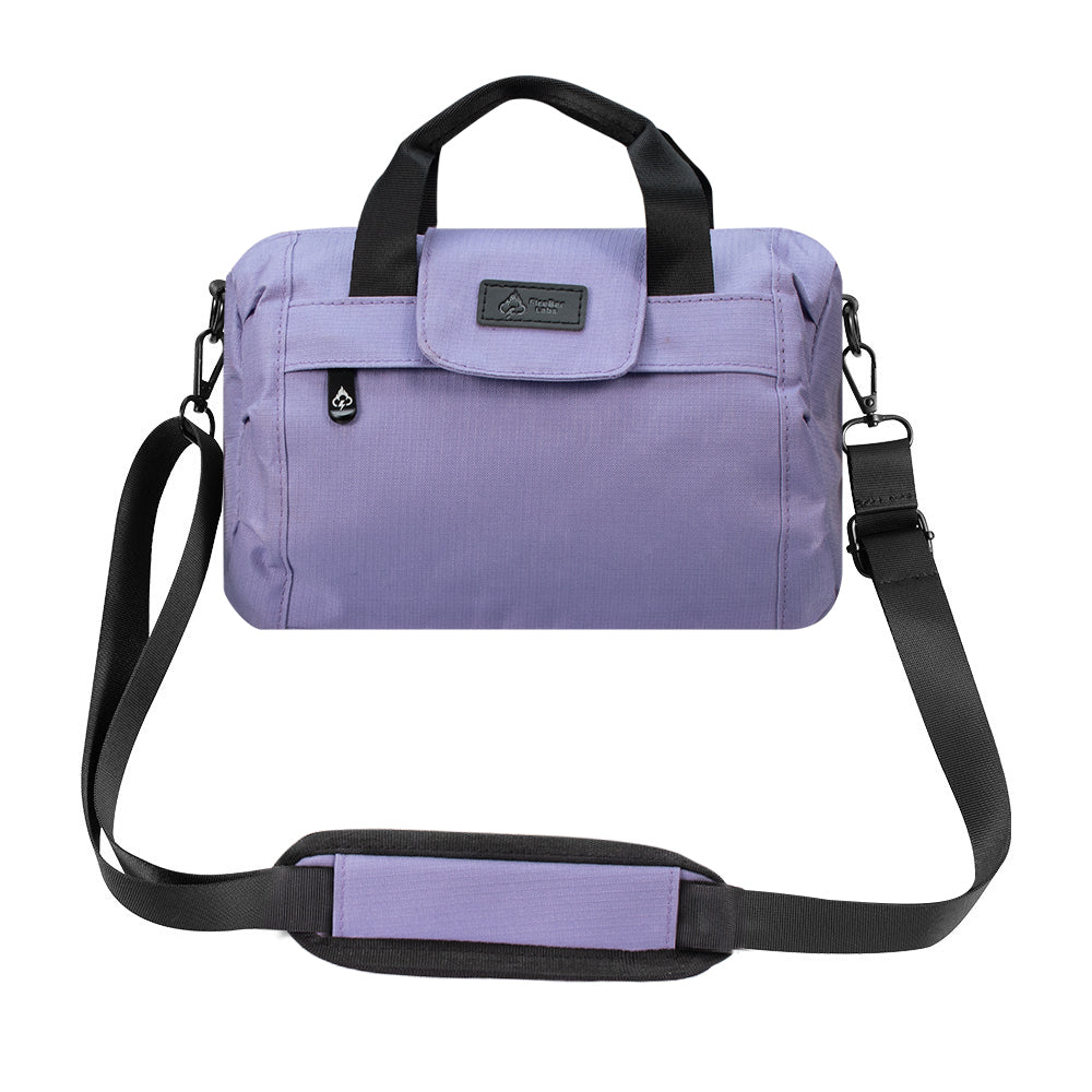 FireBar Labs Essential Mini Duffle Bag in Lilac — smell proof mini duffle bag with hidden lock
