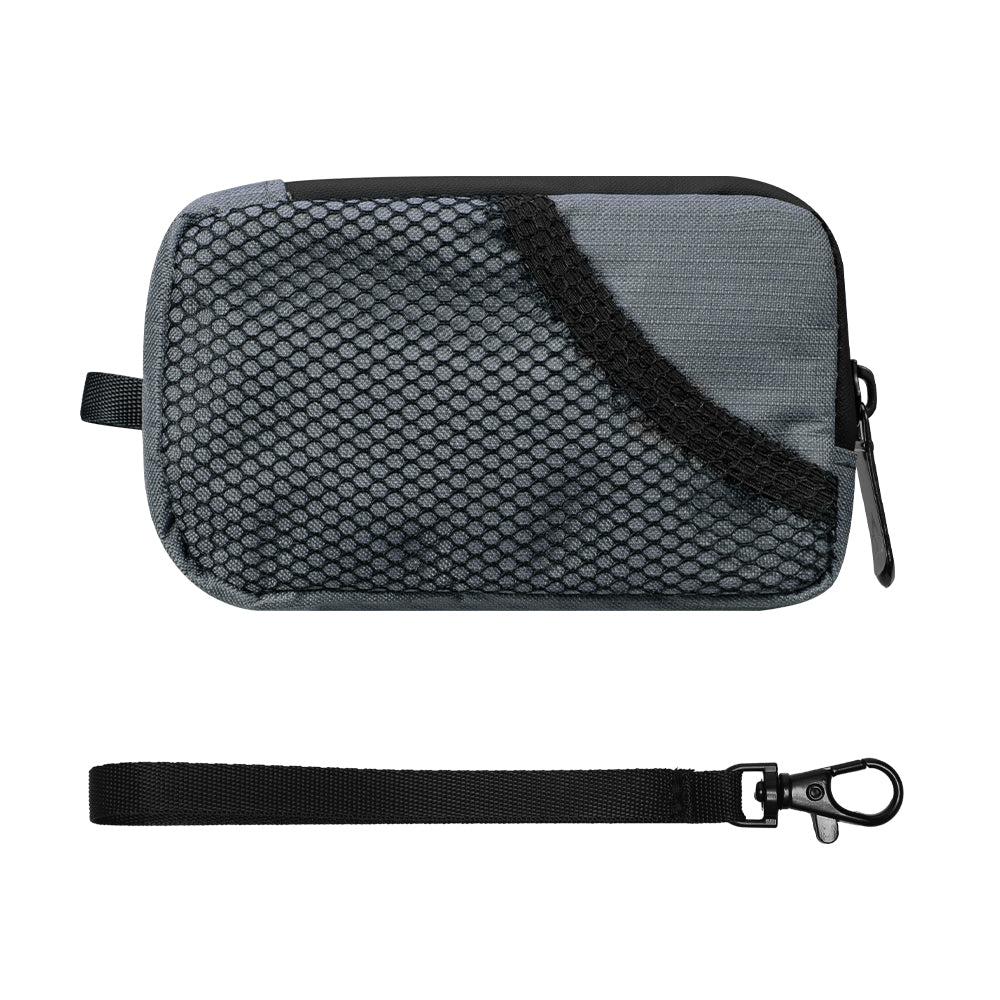 FireBar Labs Essential Smell Proof Stash Bag in Space Grey — compact smell proof stash bag