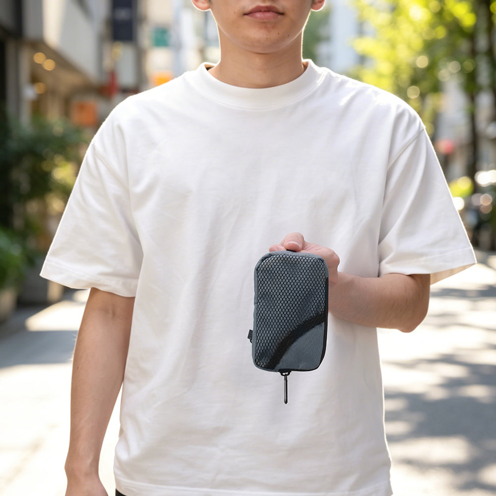 FireBar Labs Essential Smell Proof Stash Bag in Space Grey — alternate view 3